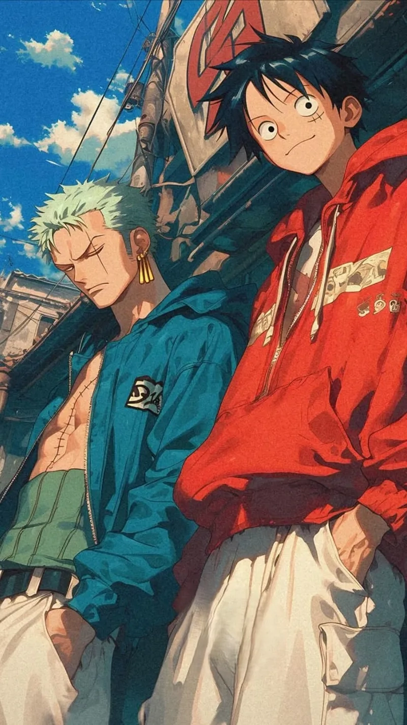 Sức mạnh và tình bạn với sanji luffy zoro