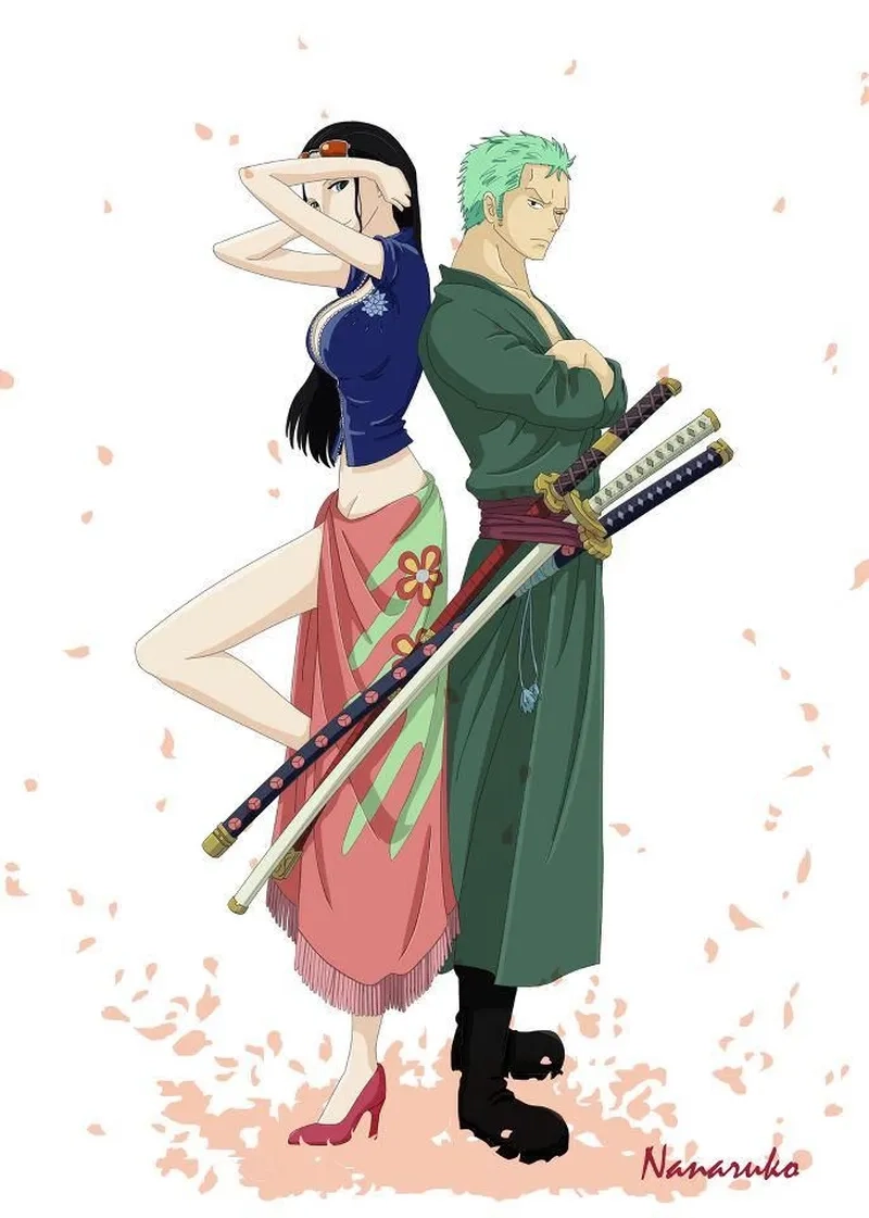 Khám phá tình cảm sâu sắc nico robin x zoro
