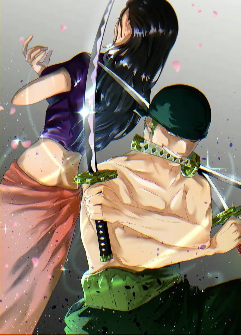 Ngắm nhìn khoảnh khắc đặc biệt robin x zoro