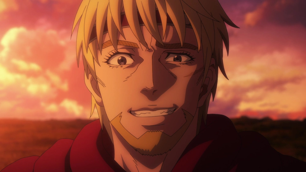 Hình ảnh Canute trong anime lạnh lùng đầy cuốn hút