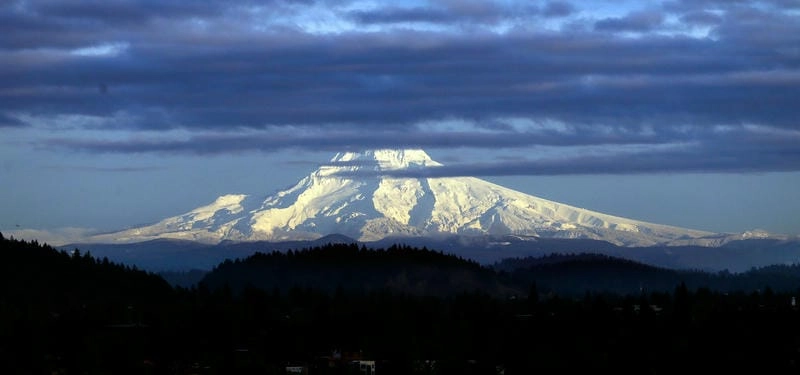 Thiên nhiên núi Mount Hood trong lành và yên bình