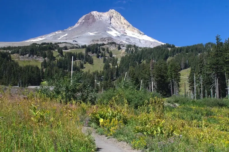 Núi Mount Hood châu Mỹ thu hút du khách toàn cầu